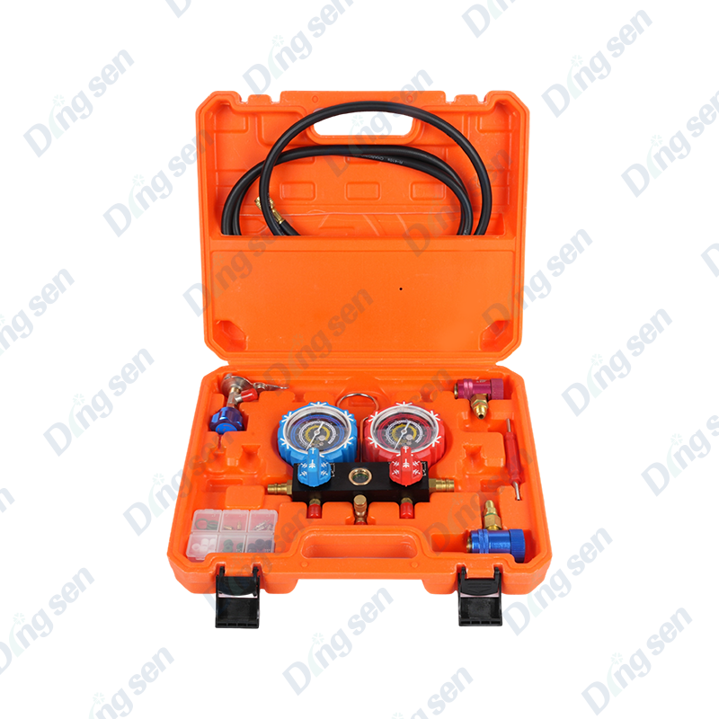 Pengukur pengisian fluor AC mobil
