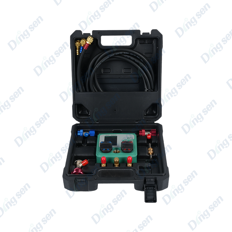 Pengukur pengisian fluor AC mobil
