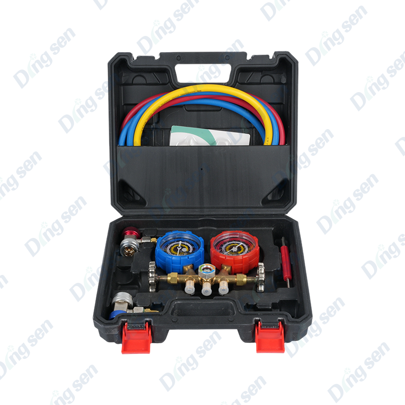 Pengukur pengisian fluor AC mobil