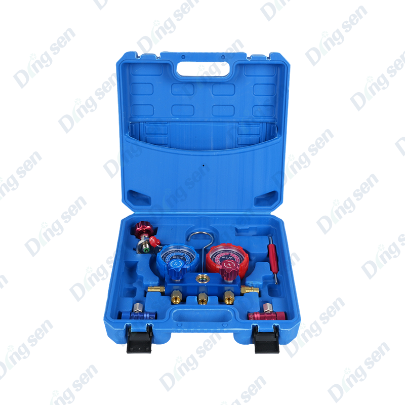 Pengukur pengisian fluor AC mobil