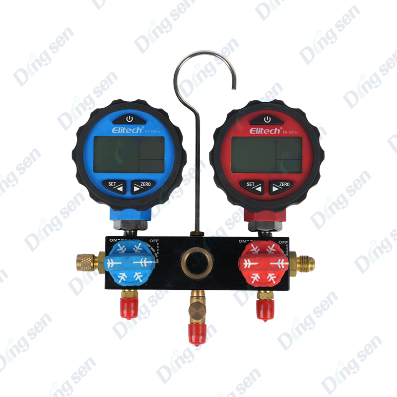 Pengukur pengisian fluor AC mobil