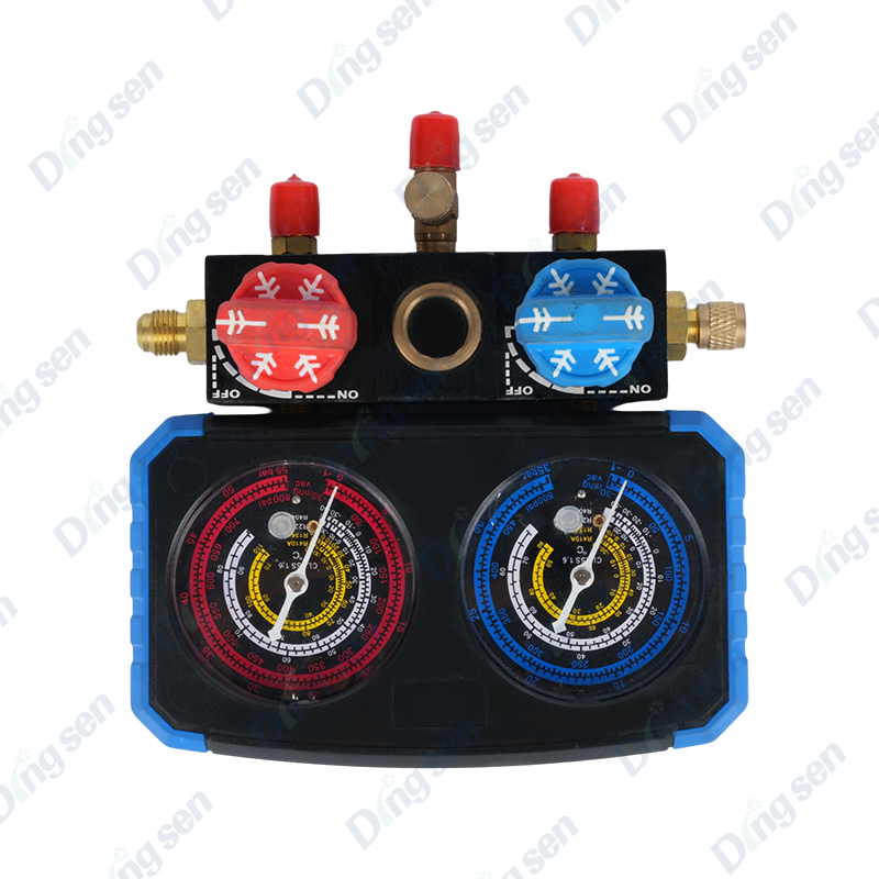Pengukur pengisian fluor AC mobil