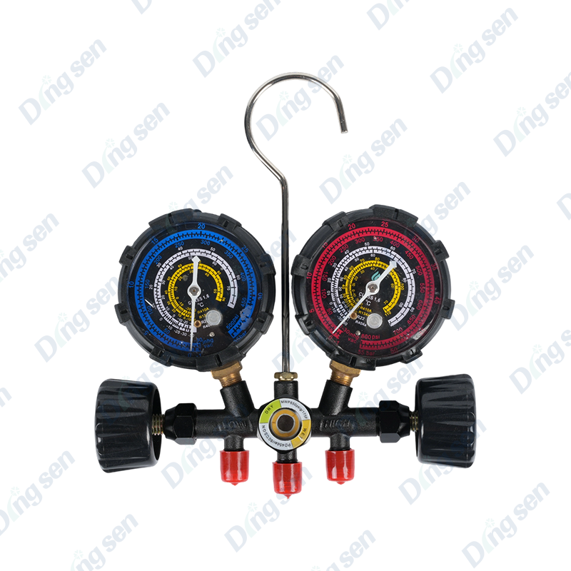Pengukur pengisian fluor AC mobil